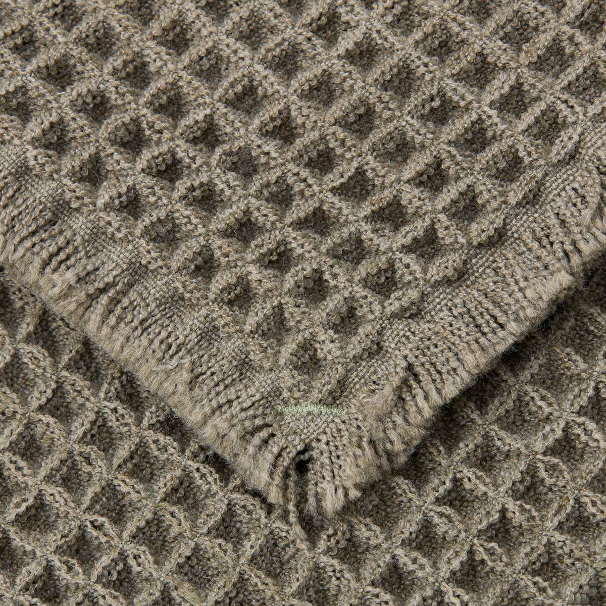 Tapis, 80x50 cm, vert Waffle