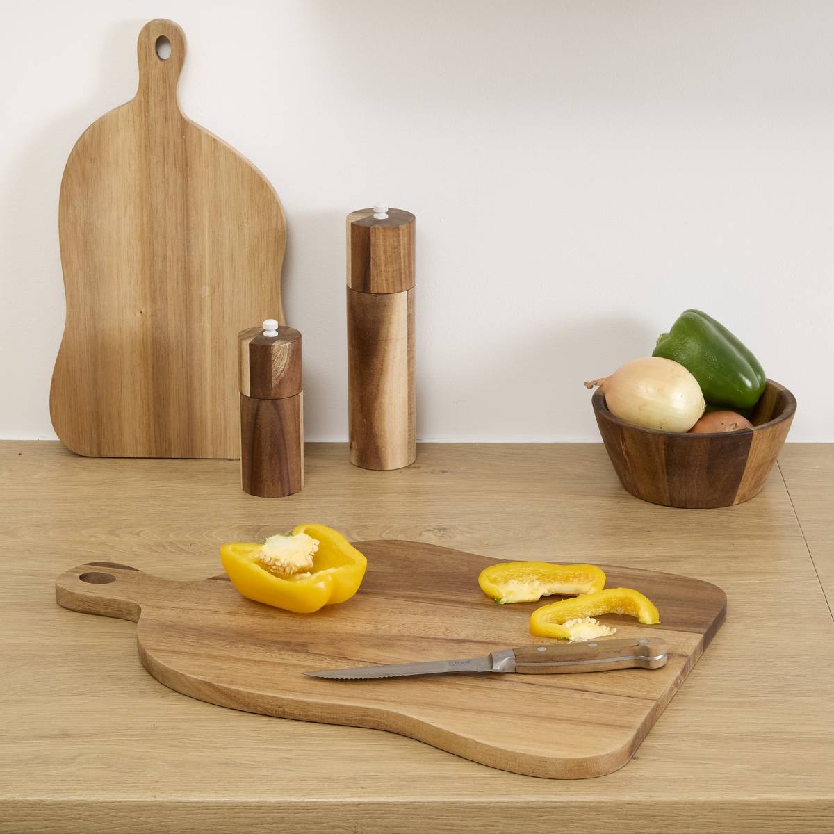 Planche à découper, 45x20 cm Acacia