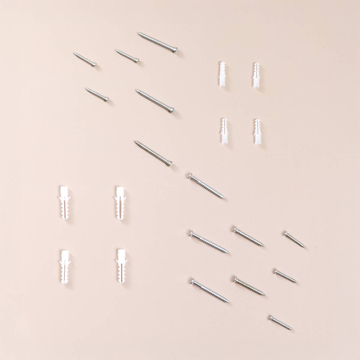 Kit chevilles et vis, 101 pièces