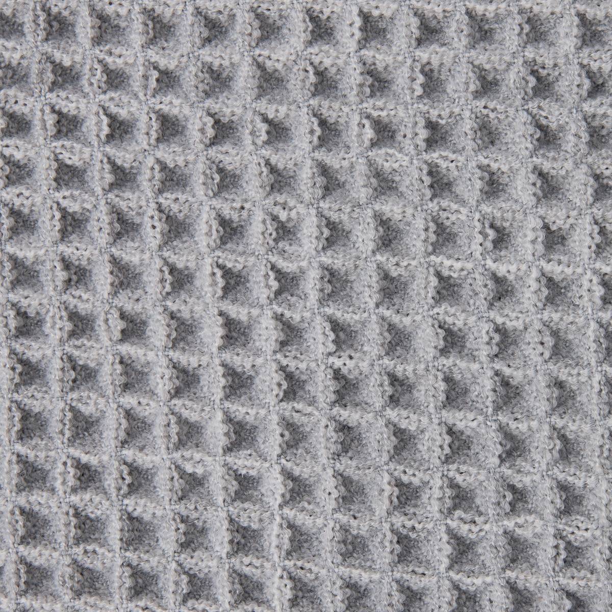 Tapis, 80x50 cm, gris Waffle