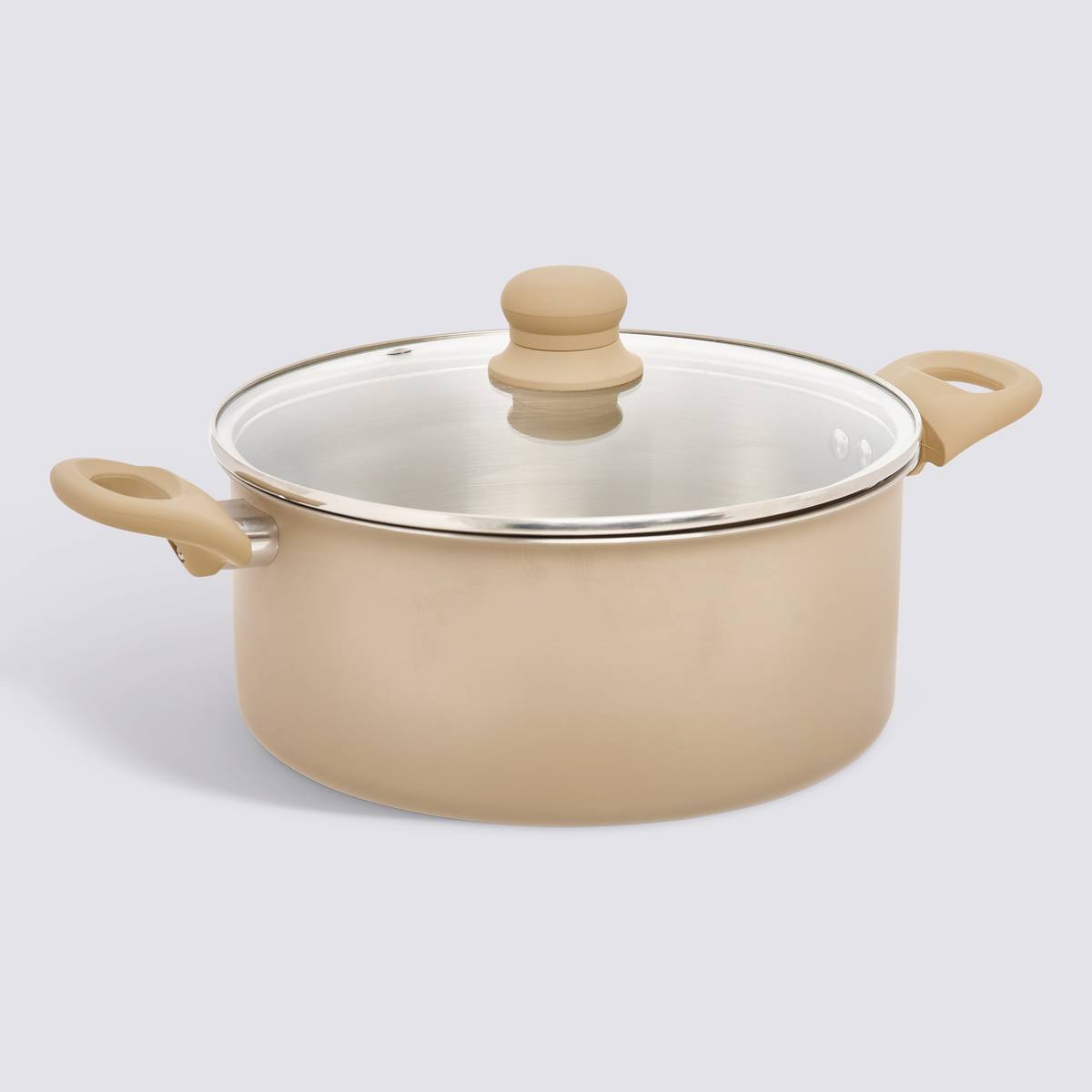 Faitout inox et aluminium, d.24 cm Solstice