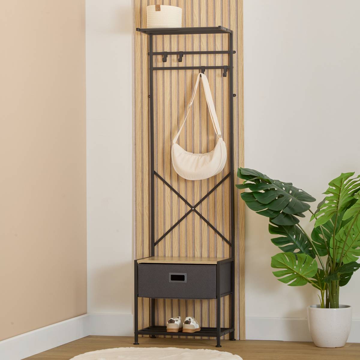 Vestiaire, 45x30x160 cm Tissa