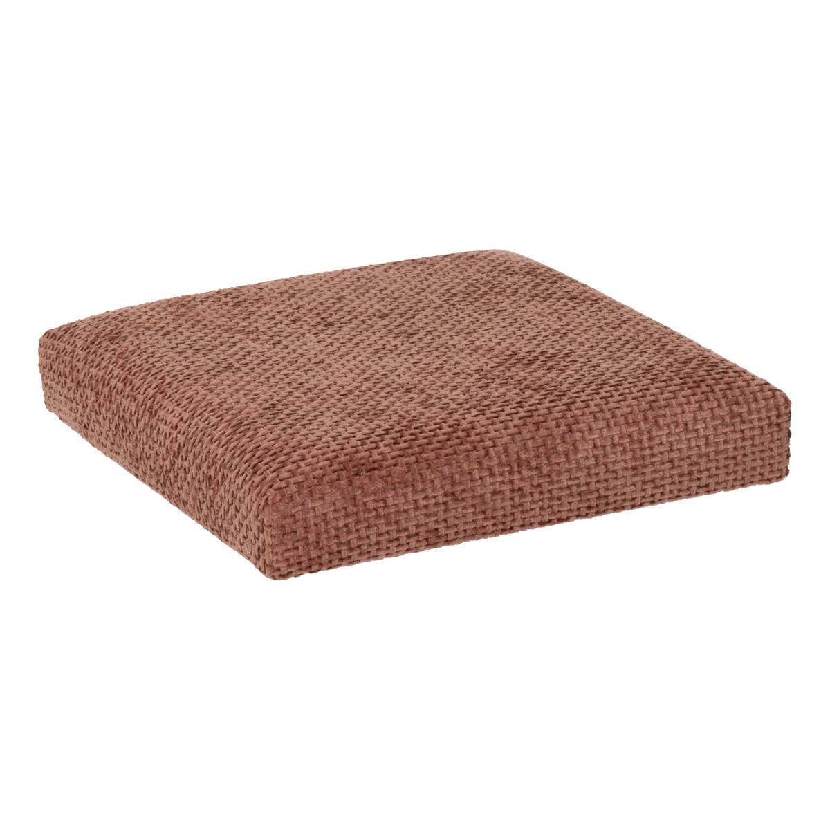 Pouf en mdf - panneau de fibres de bois, 31x31 cm, rose 