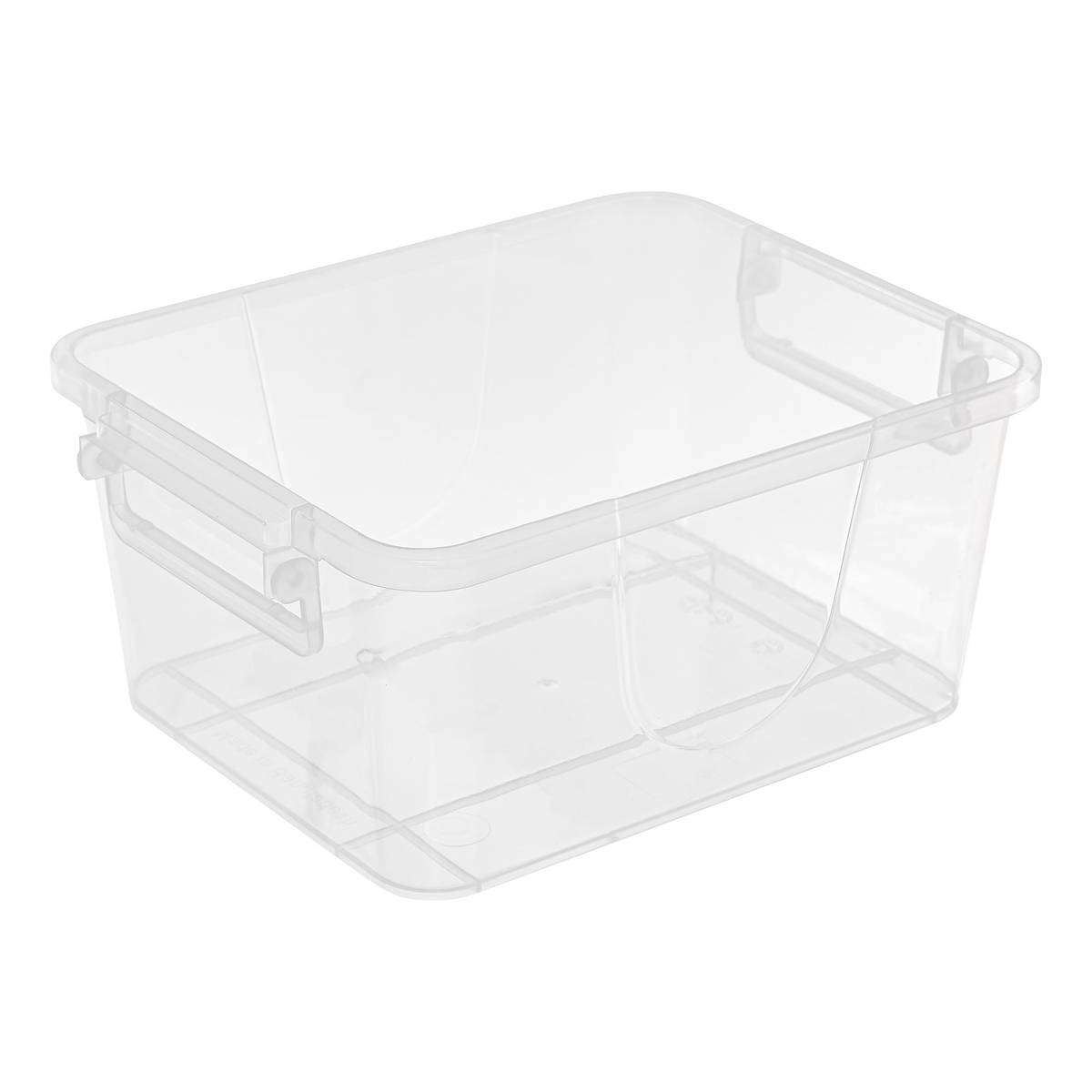 Lot de 5 boîtes de rangement, 5l, transparent Clippy