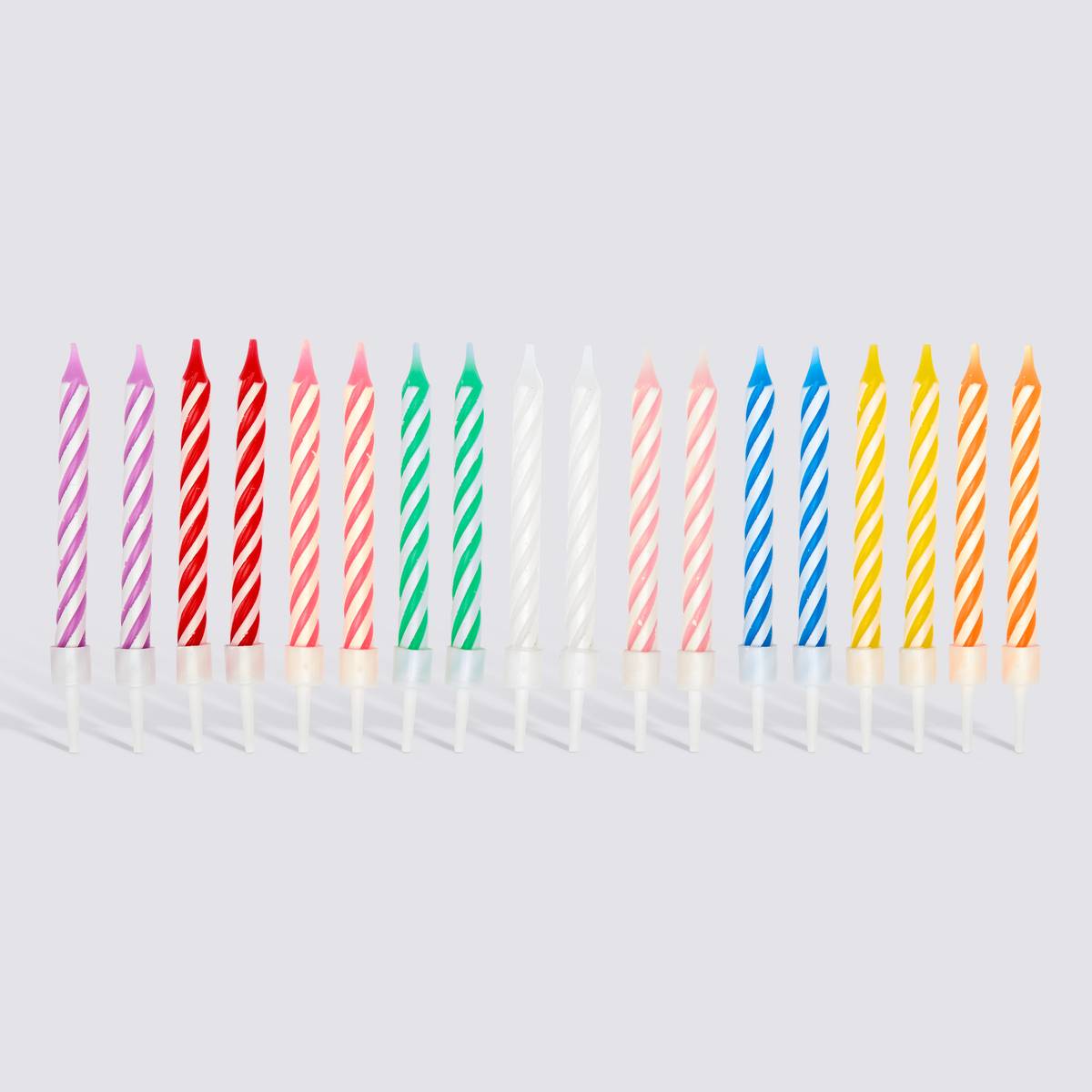 Lot de 20 bougies anniversaire 