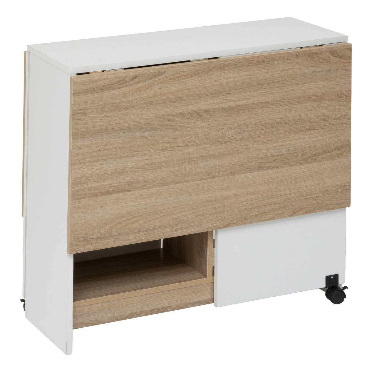 Table, 4 places, blanc Eat up