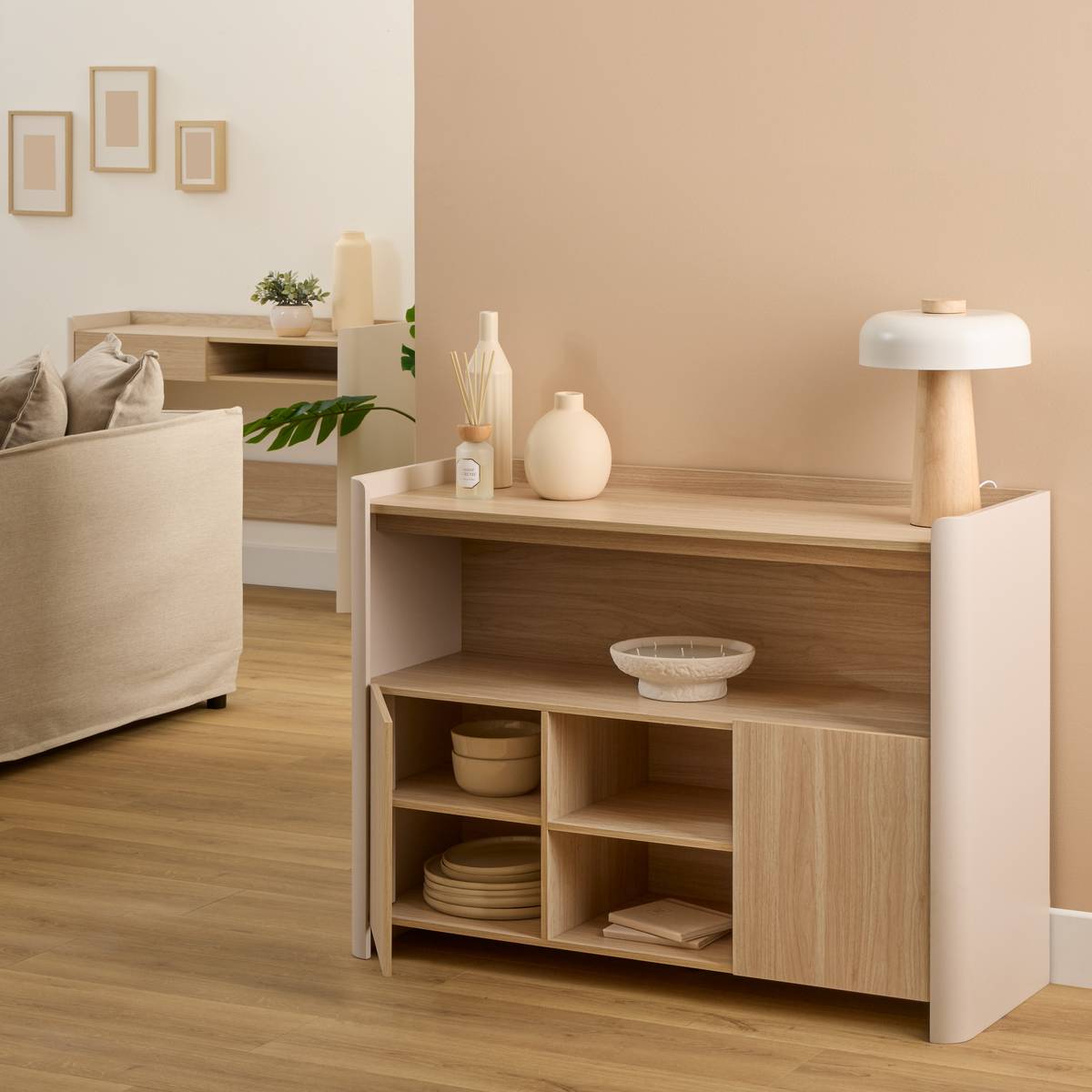 Buffet rectangulaire, 2 porte(s) Roundy