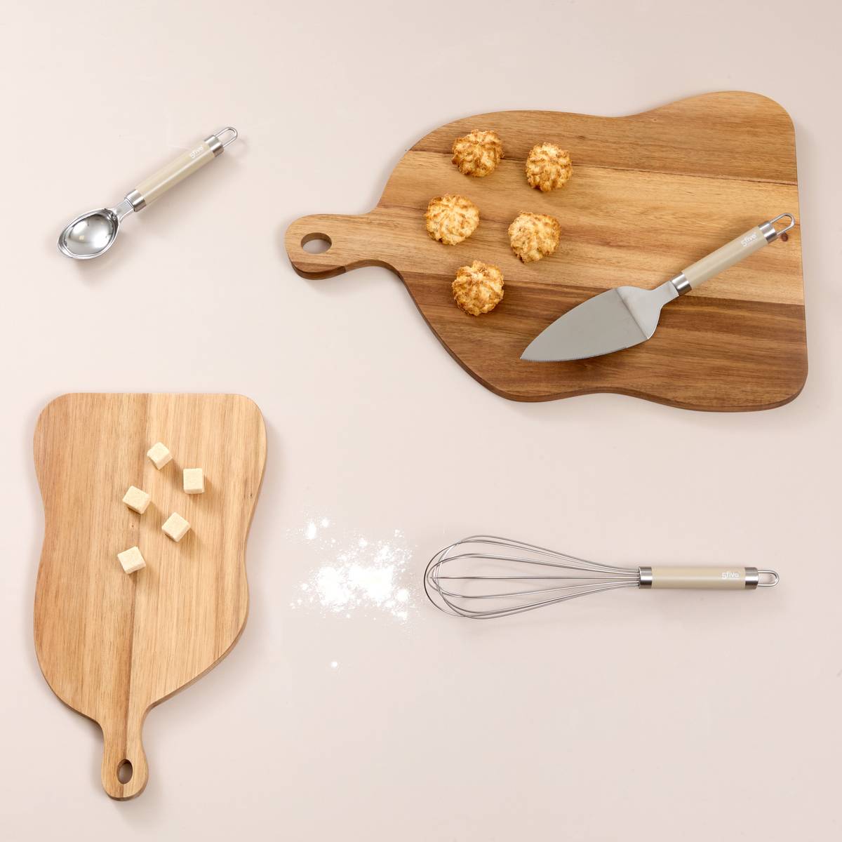 Pelle à tarte, 5,6x3,5x27,2 cm, beige 