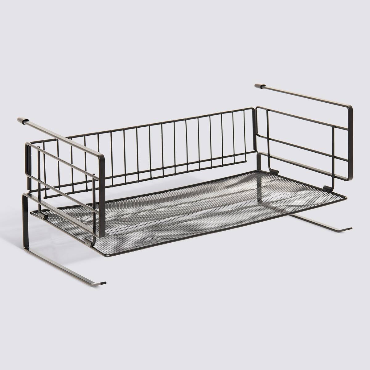 Etagère suspendue, 38,5x21,5x18,2 cm, noir Spacy