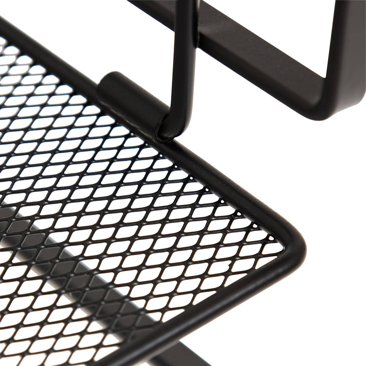 Etagère suspendue, 38,5x21,5x18,2 cm, noir Spacy