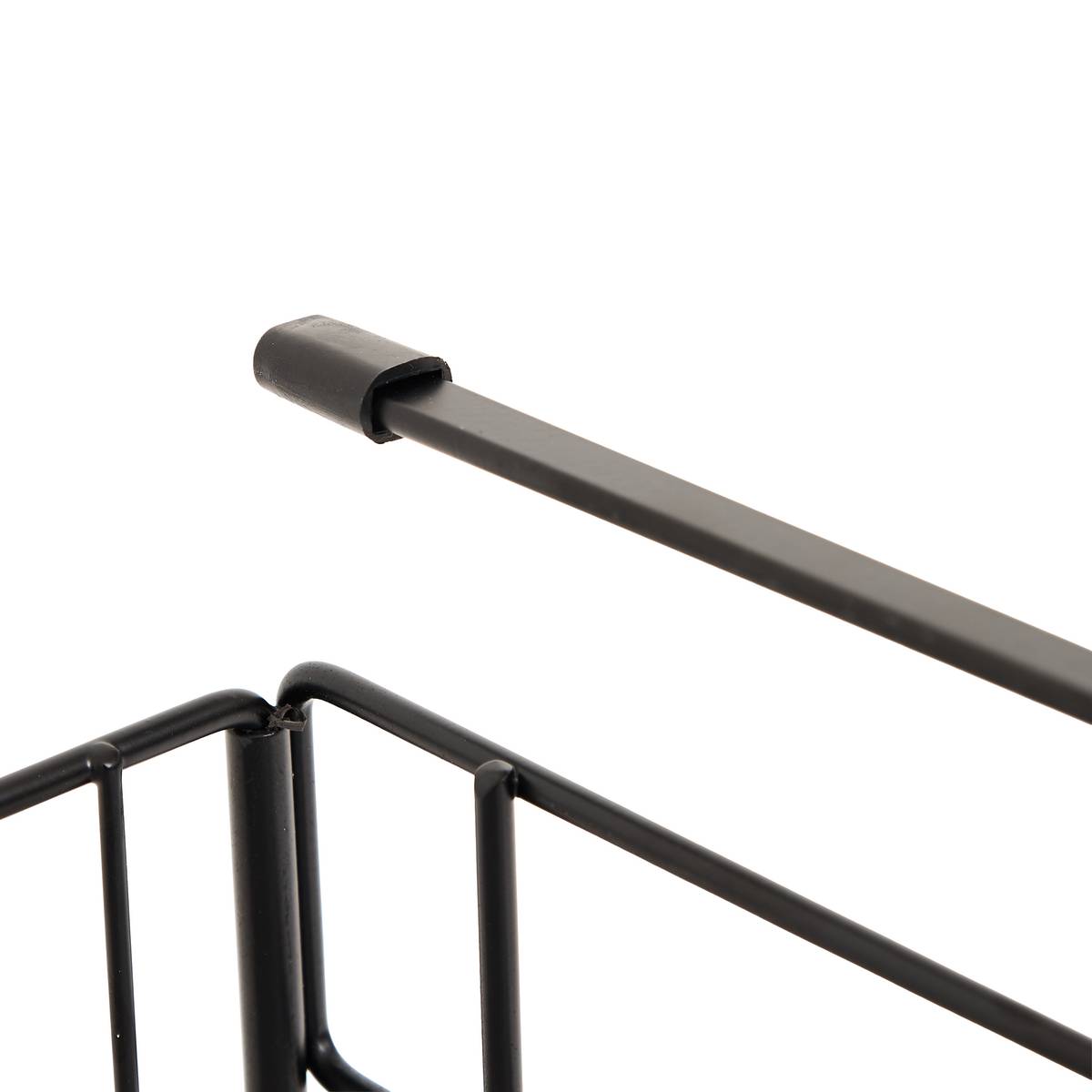 Etagère suspendue, 38,5x21,5x18,2 cm, noir Spacy