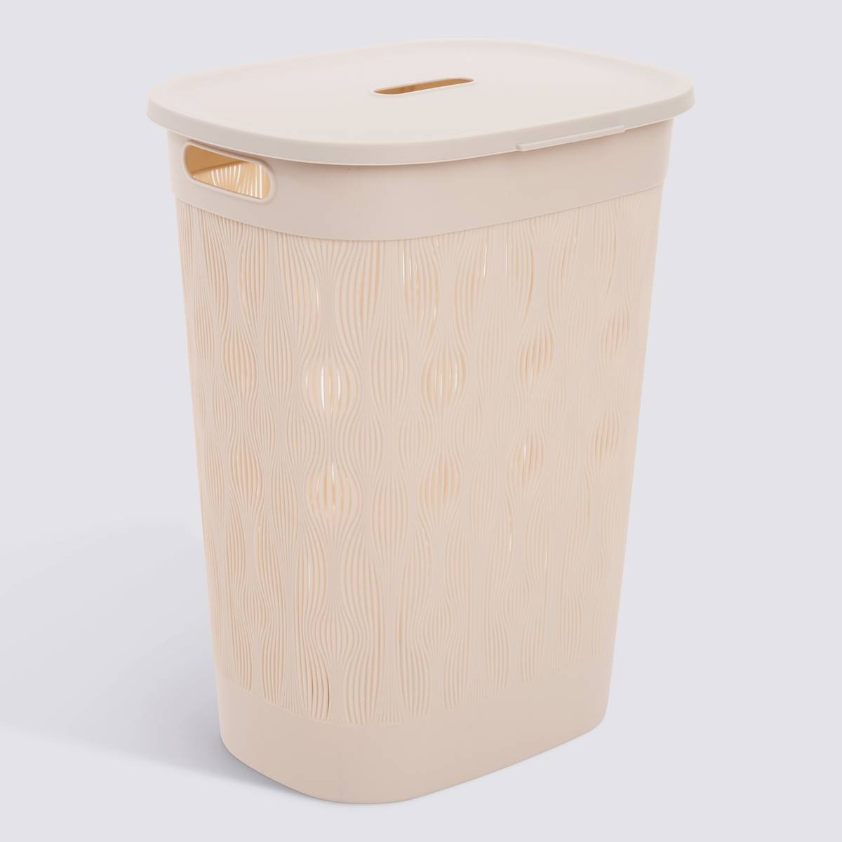 Corbeille à linge, 40 l, beige Leaf