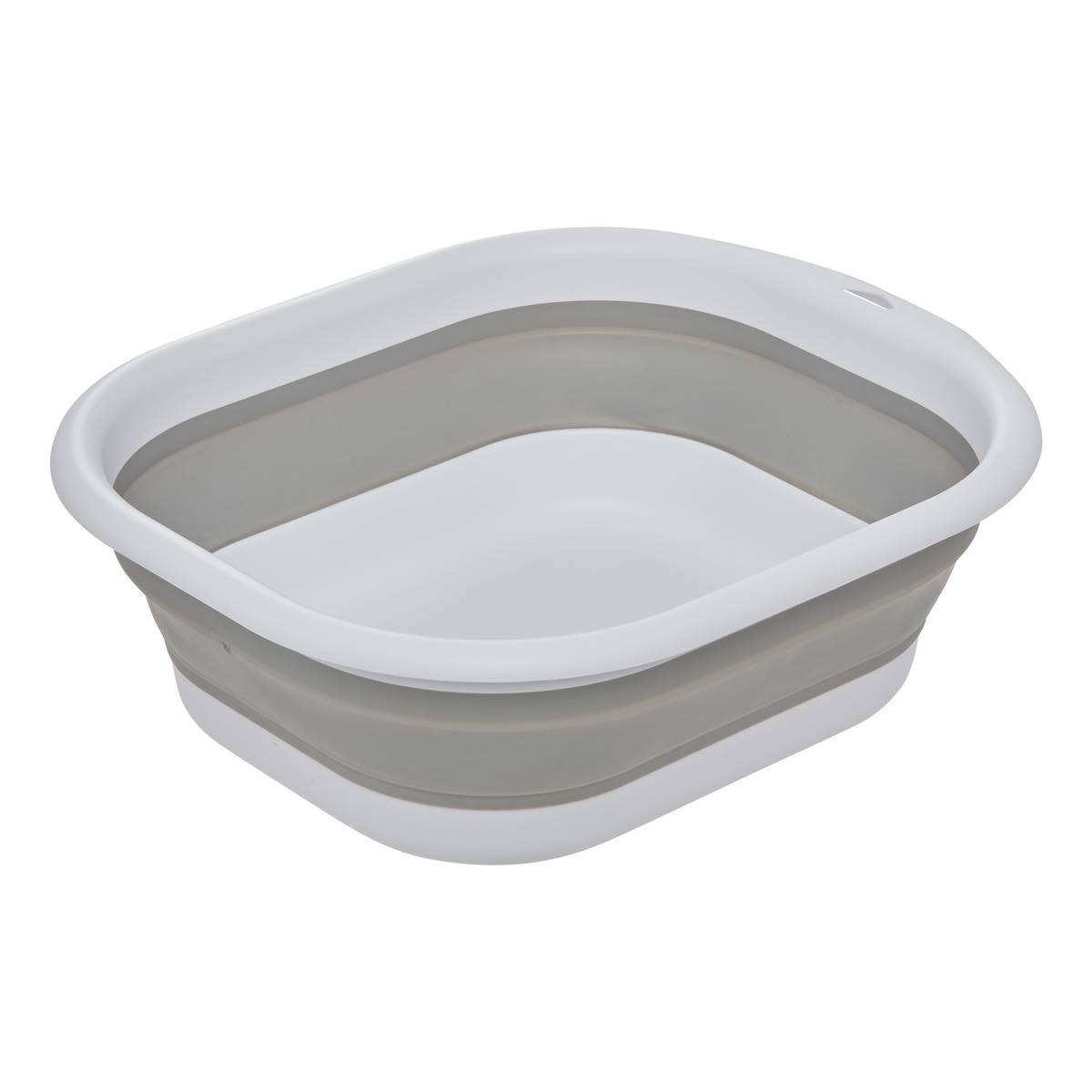 Lot de 3 bassines rétractables, 3/5/10l, gris Retract