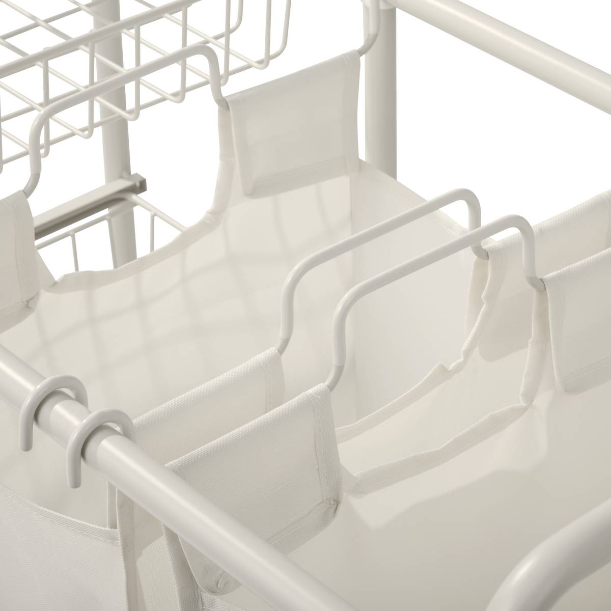 Panier à linge, blanc Linea