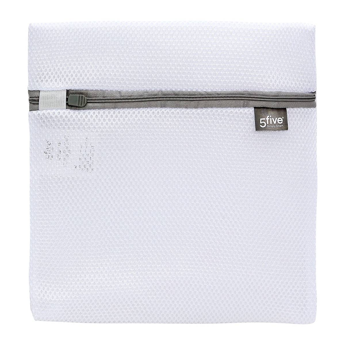 Lot de 3 filets à linges réutilisables, blanc 