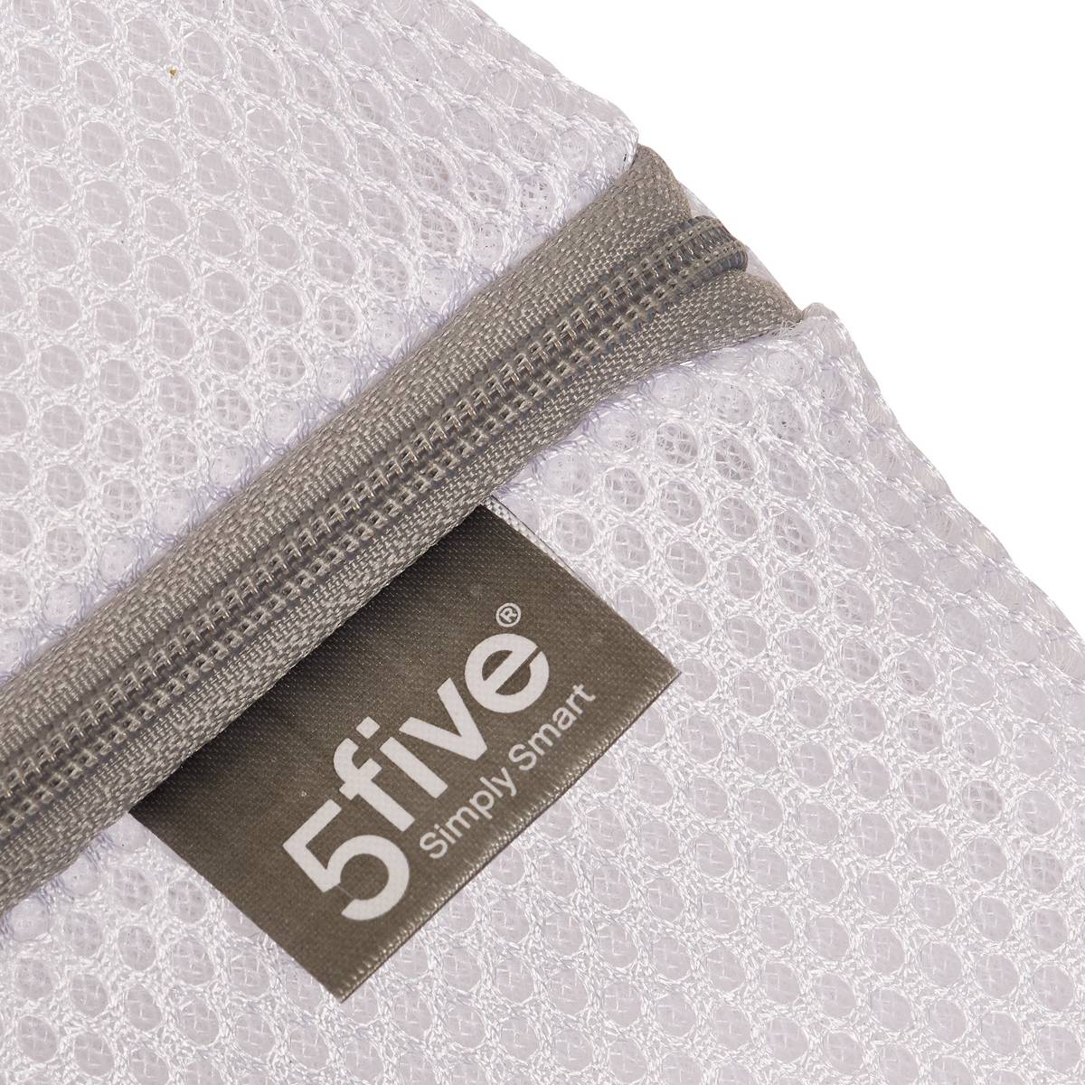 Lot de 3 filets à linges réutilisables, blanc 