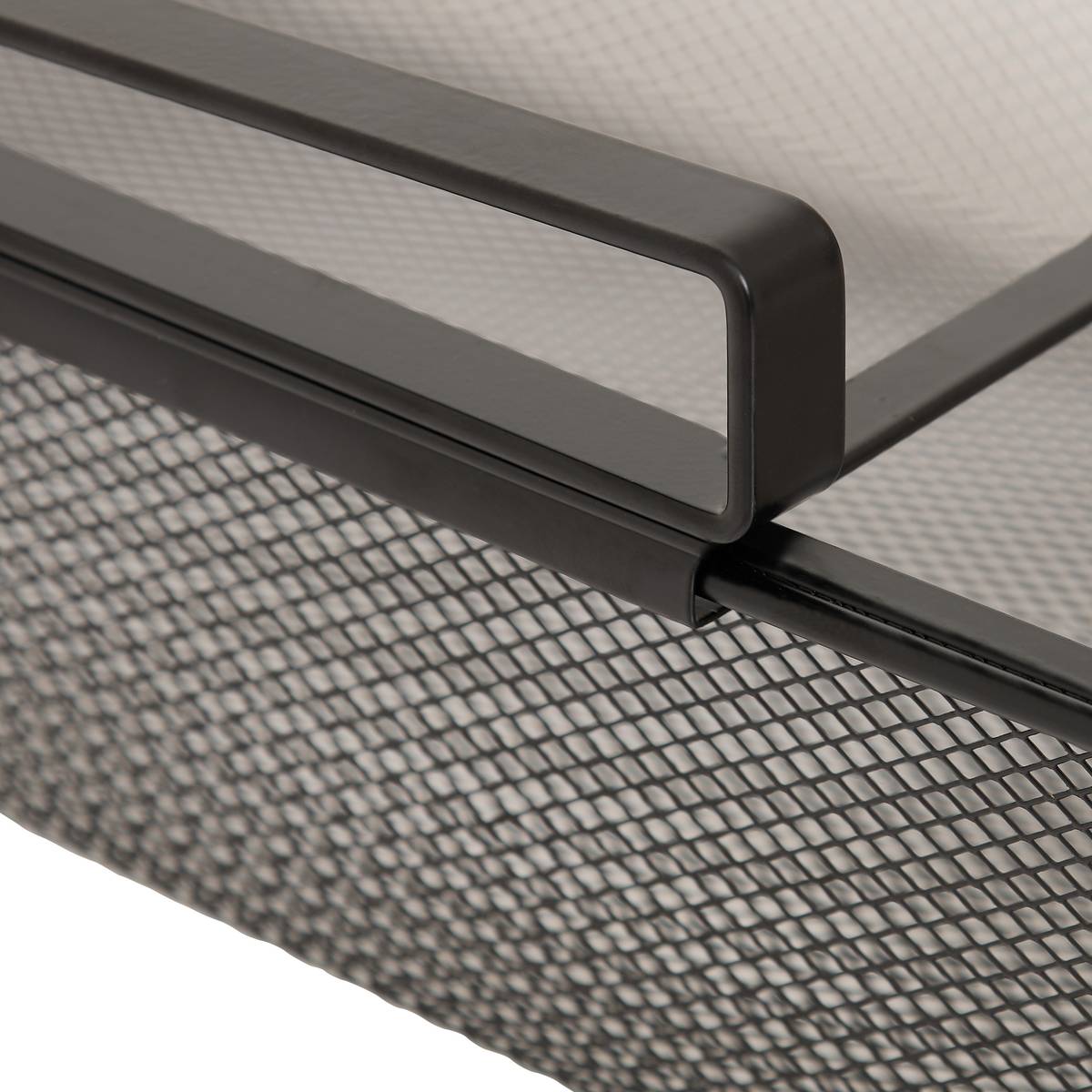 Etagère suspendue, 36,7x25x12,4 cm, noir Spacy