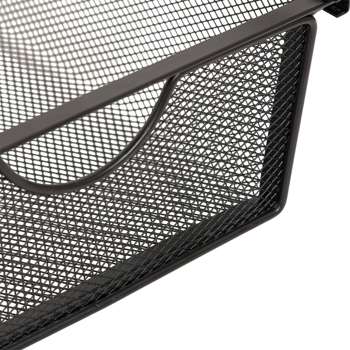 Etagère suspendue, 36,7x25x12,4 cm, noir Spacy