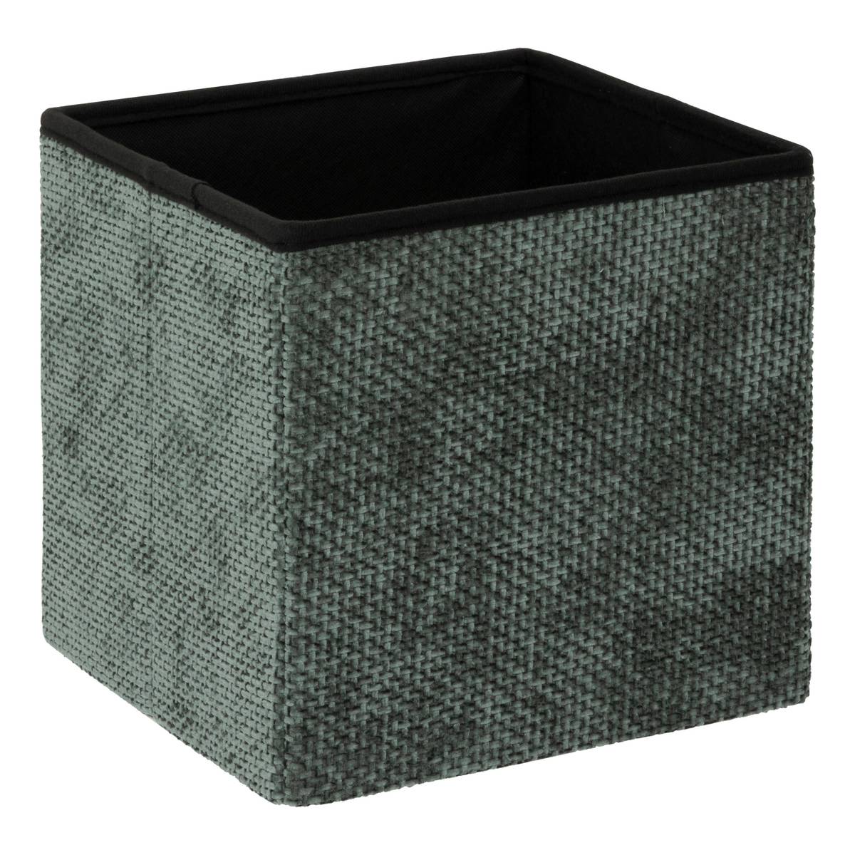 Pouf en mdf - panneau de fibres de bois, 31x31 cm, vert foncé 