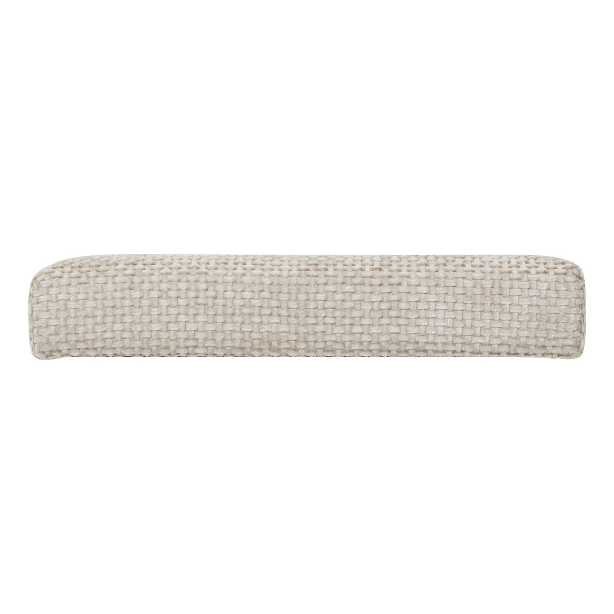Pouf en mdf - panneau de fibres de bois, 31x31 cm, beige 