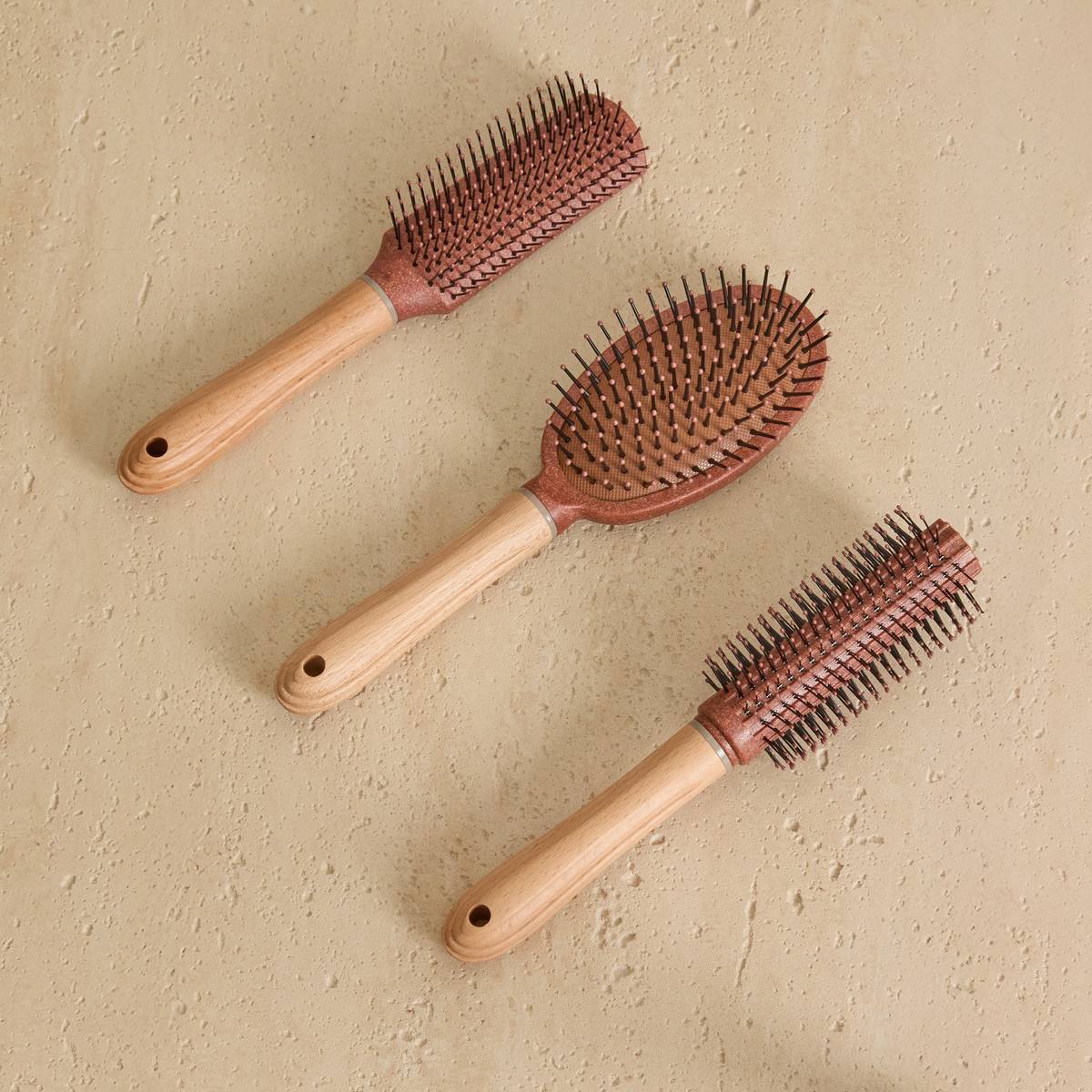 Brosse à cheveux, hêtre