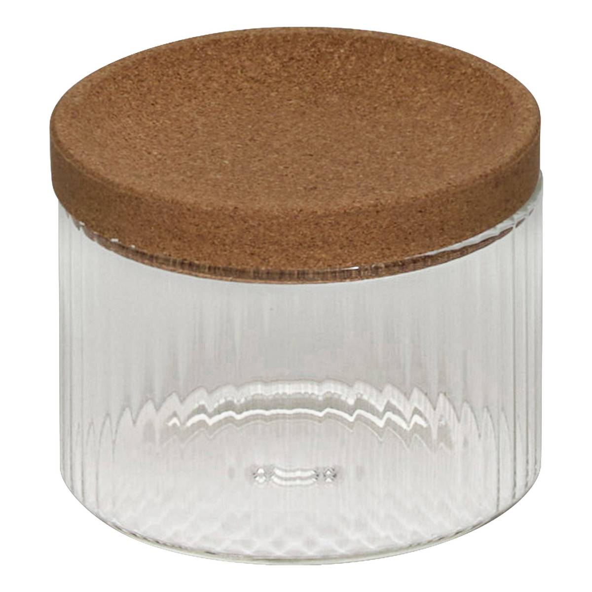 Lot de 4 organiseurs en verre avec support 