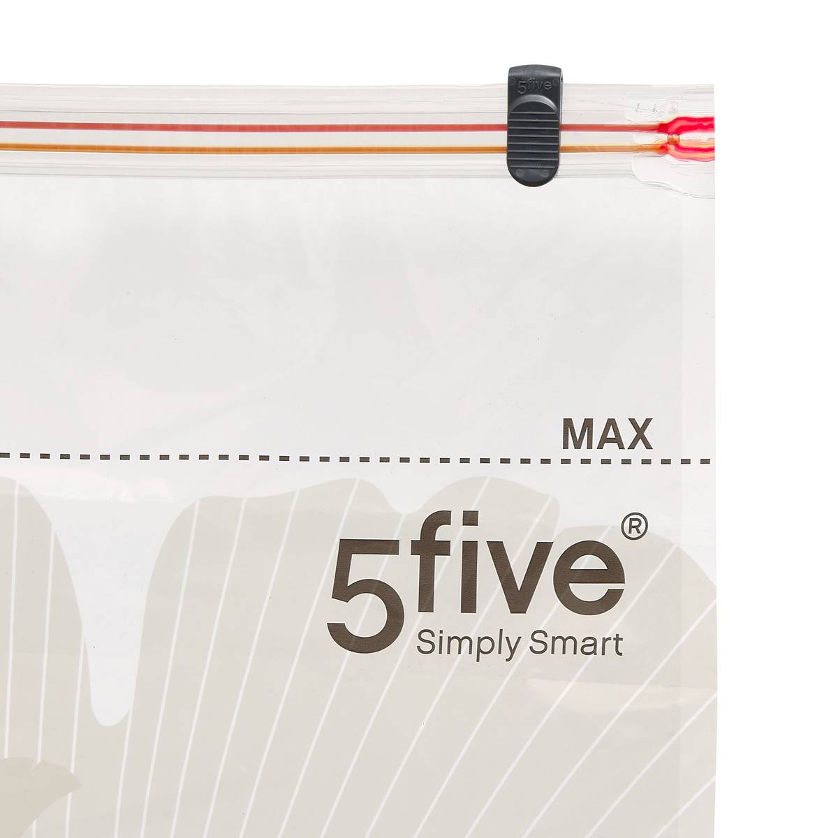 Lot de 5 sacs compresseurs, l.59/80/120 cm, transparent Airless