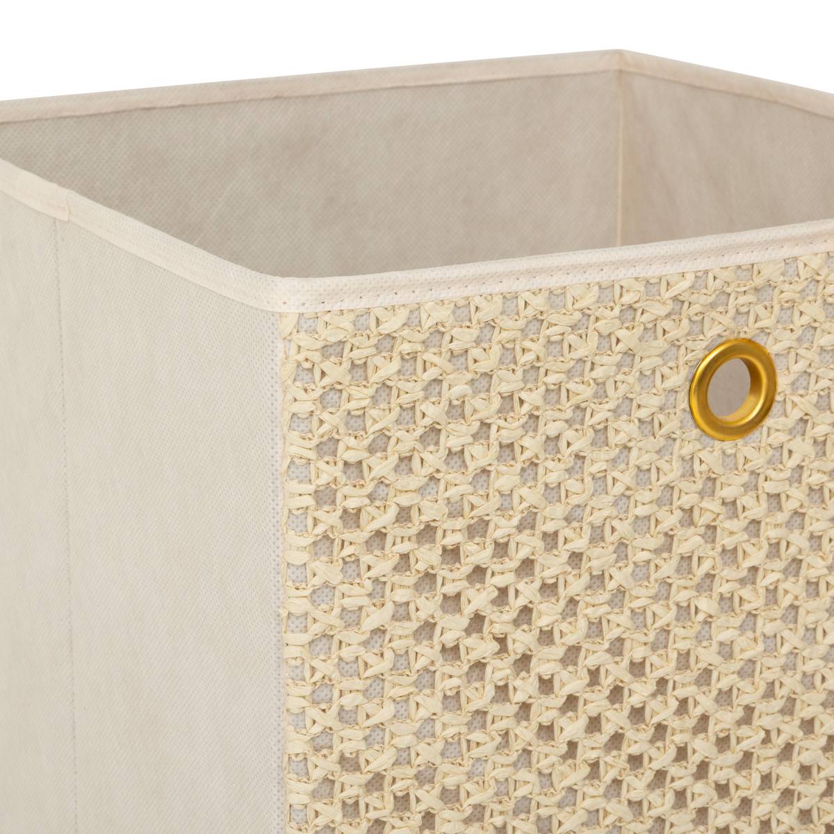 Boîte en carton, 31x31 cm, beige Mix'n modul