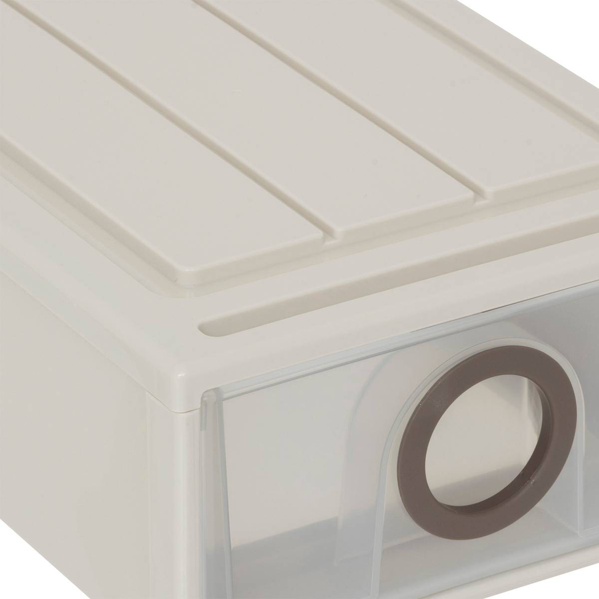 Tiroir en polypropylène, 2,5l, blanc Tide'n stak