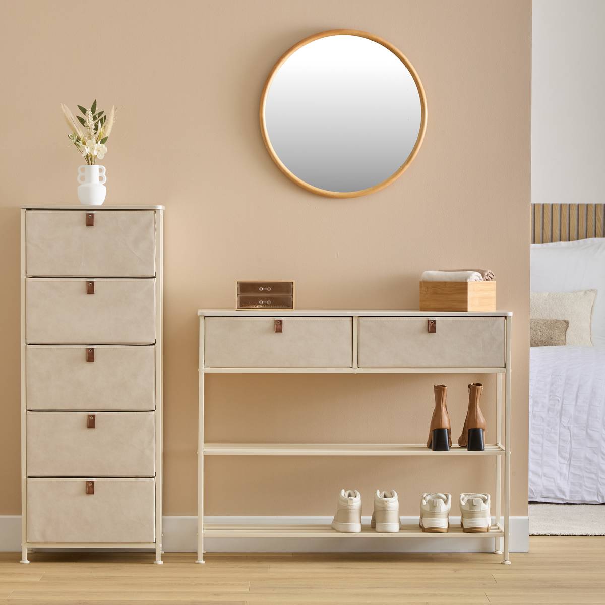 Console 2 tir beige tissa Tissa