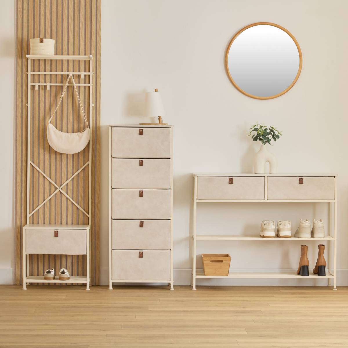 Console 2 tir beige tissa Tissa