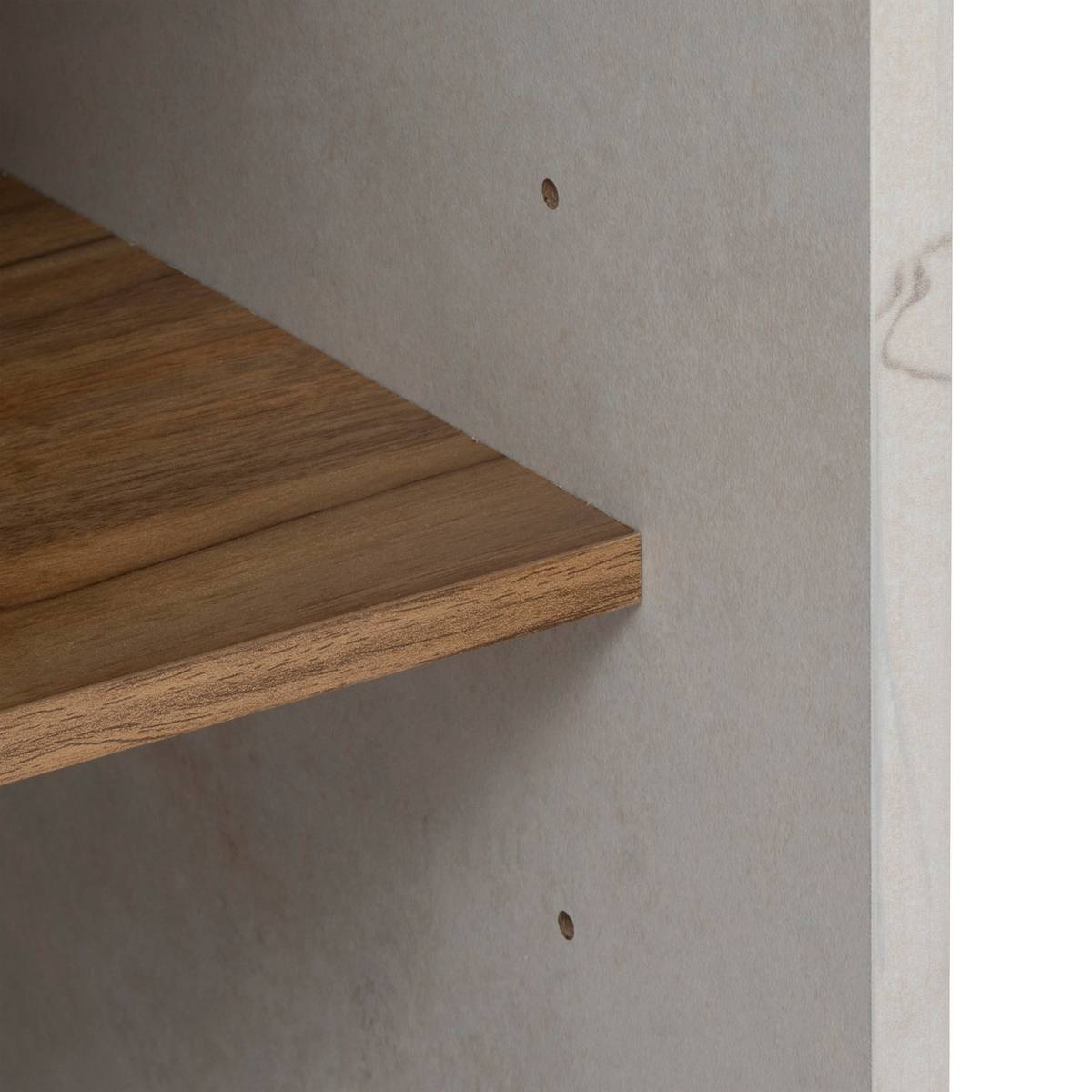 Meuble bas, 1 portes, 2 étagères Come