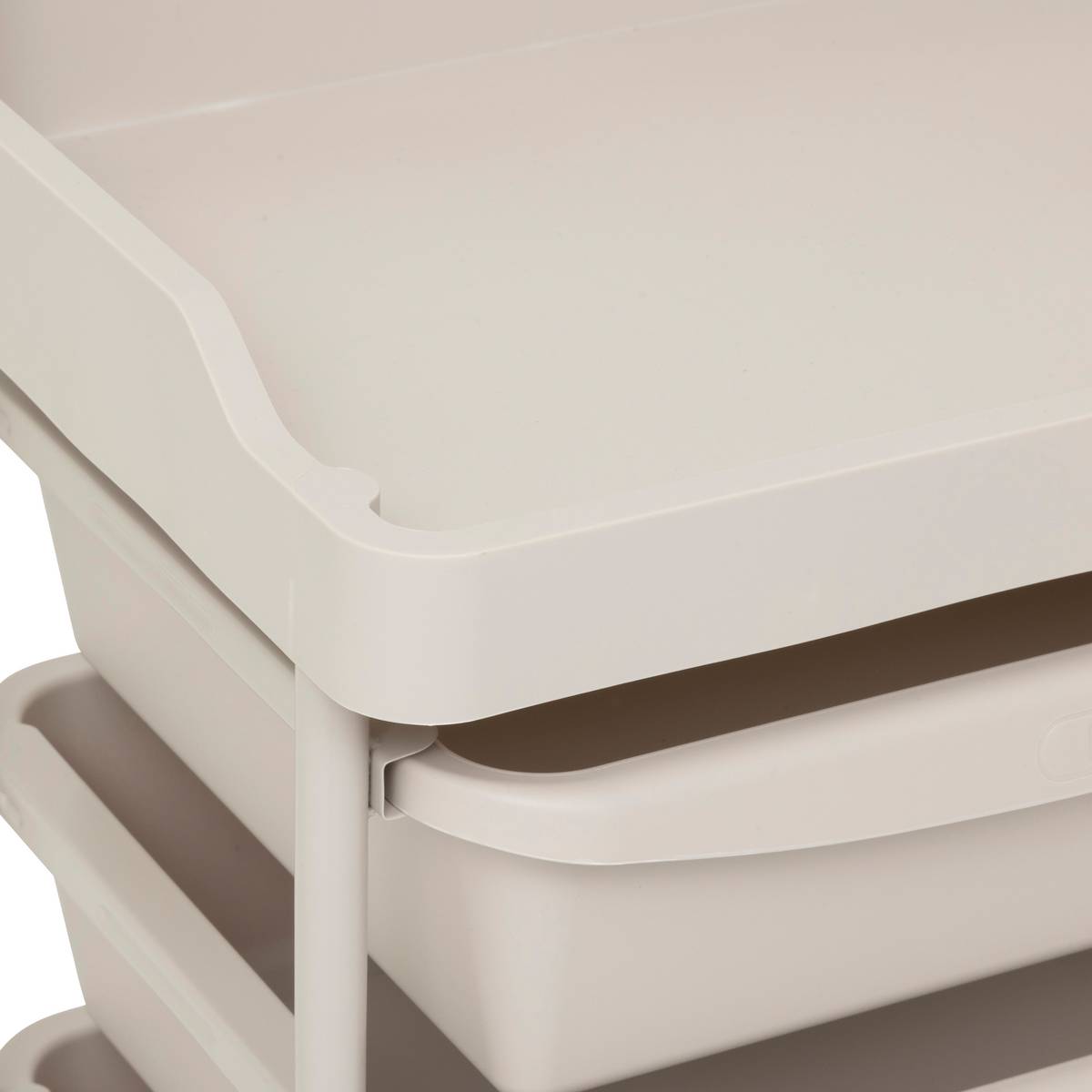 Tour, 40x34,5x82 cm, beige / vert Deskolor