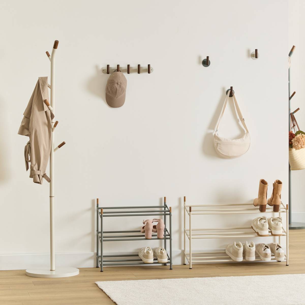 Porte-manteaux, 40x40x175,5 cm Cassie