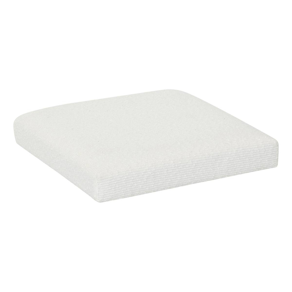 Pouf en mdf - panneau de fibres de bois, 31x31 cm, beige 