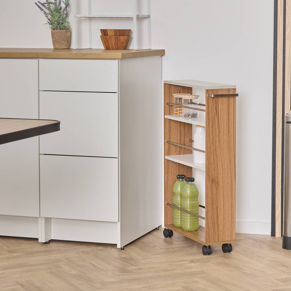 Desserte 49,6x15x78 cm, marron Come