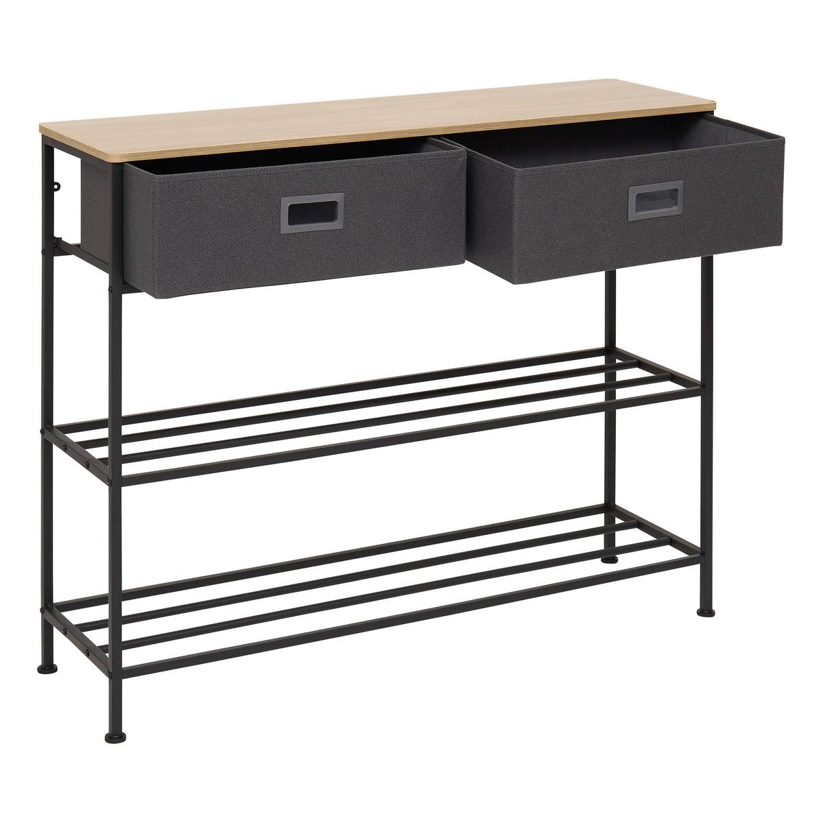 Console 2 tir gris fonce tissa Tissa