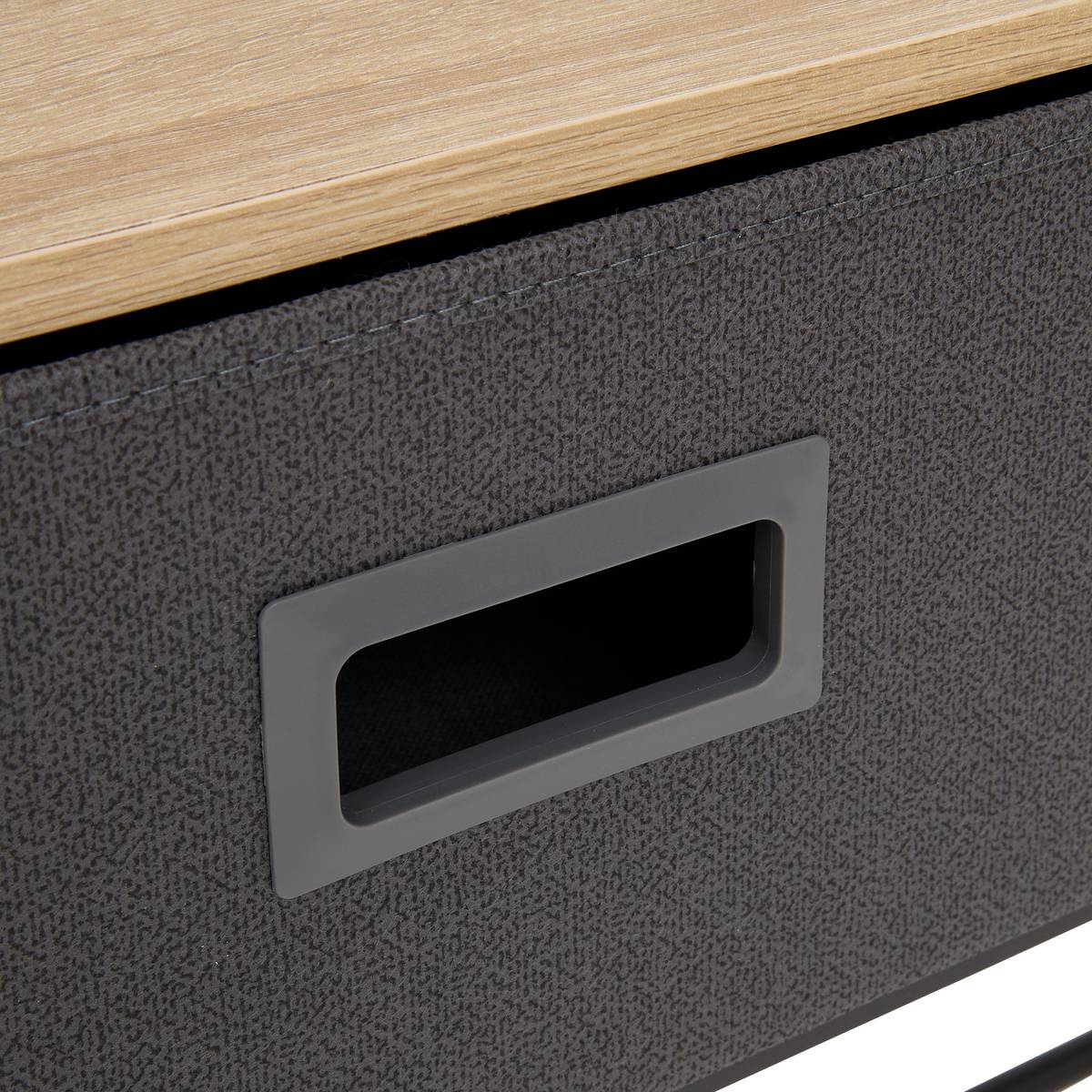 Console 2 tir gris fonce tissa Tissa