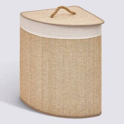 Panier à linge, 48 l, blanc Stemy