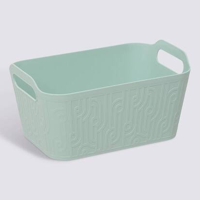 Panier en polypropylène, 4,5l, vert céladon Arche