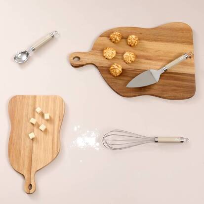 Pelle à tarte, inox, beige Solstice