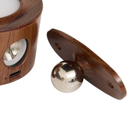 Lampe led amovible aimantée, usb, marron 