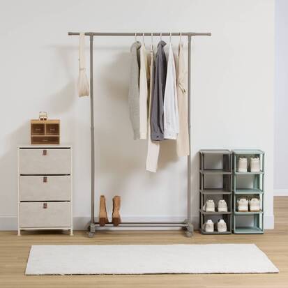 Portant à vêtements, gris Hangy