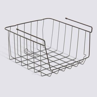 Etagère suspendue, 32x30x18,6 cm, noir Spacy