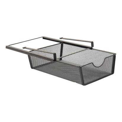 Etagère suspendue, 36,7x25x12,4 cm, noir Spacy