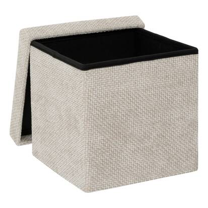 Pouf pliable, 31x31 cm, beige Mix'n modul
