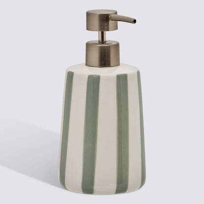 Distributeur à savon, 400 ml, vert céladon Strio