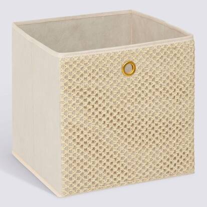 Boîte en carton, 31x31 cm, beige Mix'n modul