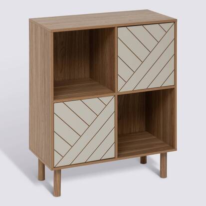 Etagère rectangulaire, 2 porte(s) Mix'n'match