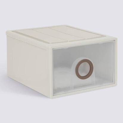 Tiroir en polystyrène choc, 23,5l, beige 